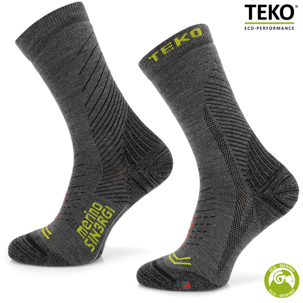 Skarpety trekkingowe TEKO ekoHIKE DISCOVERY - 2.0 LIGHT - szare