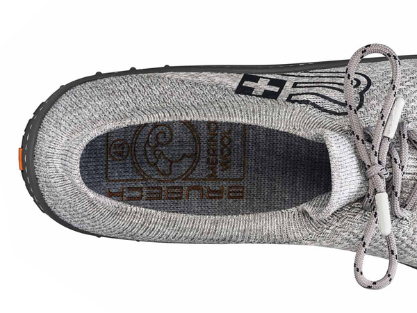 Buty męskie Brubeck Merino Barefoot SH5009M - szare