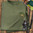 Wędkarska koszulka bawełniana T-shirt z nadrukiem KARPIA