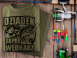 Wędkarska koszulka T-shirt nadruk DZIADEK SUPER WĘDKARZ