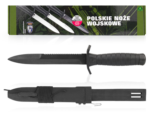 Polski nóż wojskowy wz. 98Z ząbkowany - oksydowany