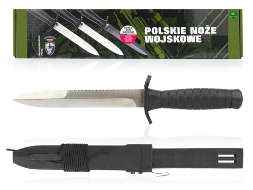 Polski nóż wojskowy wz. 98NZ ząbkowany - chromowany