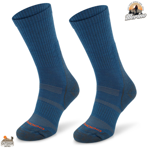 Skarpety trekkingowe COMODO TRE12 - 70% merino - ciemnoniebieskie