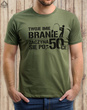Wędkarska koszulka bawełniana T-shirt nadruk IMIĘ - BRANIE ZACZYNA SIĘ PO 50-tce