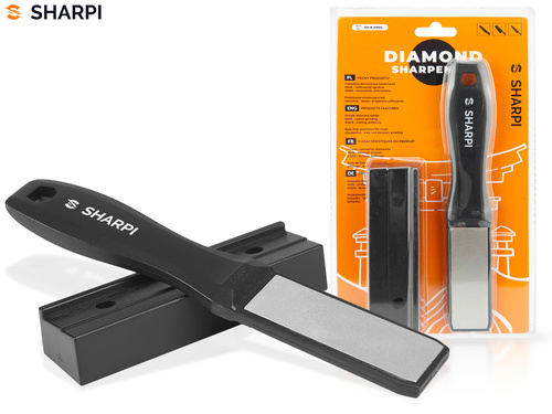 Dwustronna ostrzałka diamentowa do noży kuchennych - SHARPI #600/1000