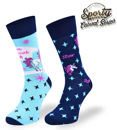 Kolorowe skarpetki – Jednorożce