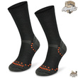 Zestaw skarpet trekkingowych STAL - 50% merino i alpaki - czarne / 2PAK
