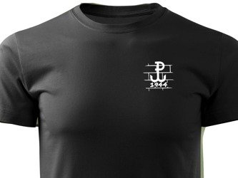 Koszulka czarna Polska Walcząca 1944 mały 3