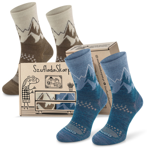 Zestaw skarpet trekkingowych w pudełku - TRE29