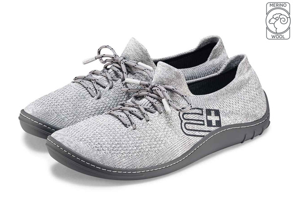 Buty męskie Brubeck Merino Barefoot SH5009M - szare