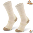 Skarpety trekkingowe TRE27 z wełny merino i Alpaki - beżowe