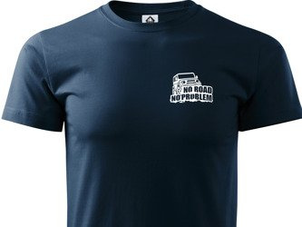 Koszulka granatowa NO ROAD NO PROBLEM 2