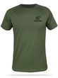 T-shirt termoaktywny khaki - SZCZUPAK nr 14 + TWOJE IMIĘ