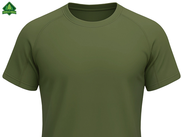 Koszulka termoaktywna khaki - gładka M