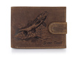 Elegancki portfel skórzany męski z ochroną RFID - SZCZUPAK