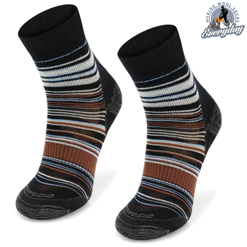 Skarpety trekkingowe TRE21 light weight quarter - czarne