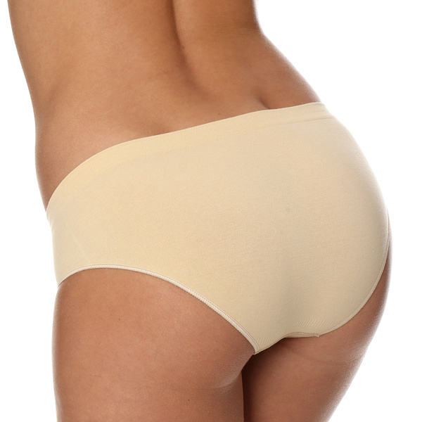 Bawełniane figi damskie BRUBECK Comfort Cotton - beżowe