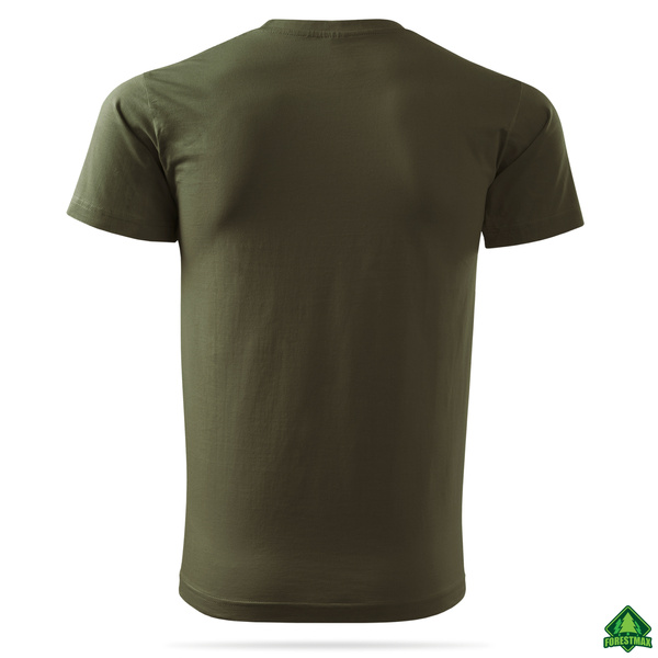 Zestaw bawełnianych koszulek gładkich MILITARY - 3 PAK