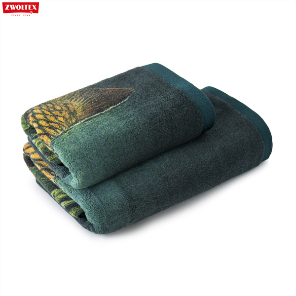 Komplet wędkarskich ręczników bawełnianych Zwoltex - Karp - 50x100cm + 70x140cm