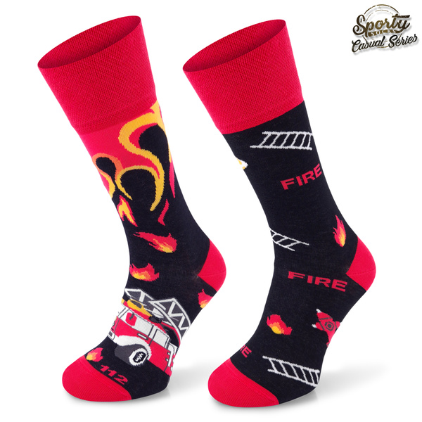 Kolorowe skarpetki – Straż pożarna, OSP