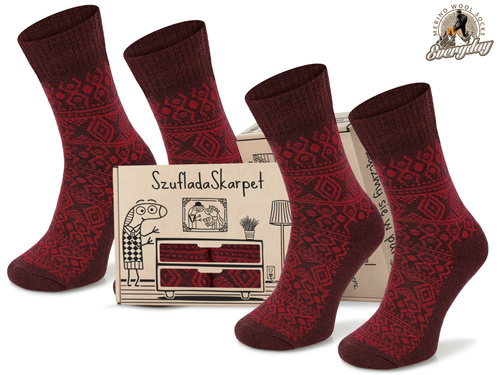 Zestaw skarpet trekkingowych EVR02 w pudełku prezentowym