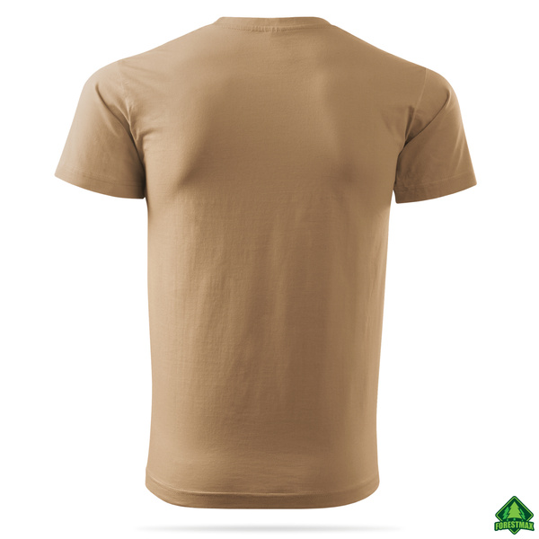 Zestaw bawełnianych koszulek gładkich PIASKOWYCH - 3 PAK