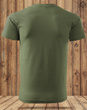 Wędkarska koszulka bawełniana T-shirt z nadrukiem OKONIA