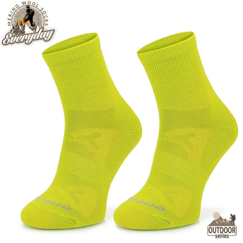 Skarpety trekkingowe TRE17 Everyday Merino - zielone