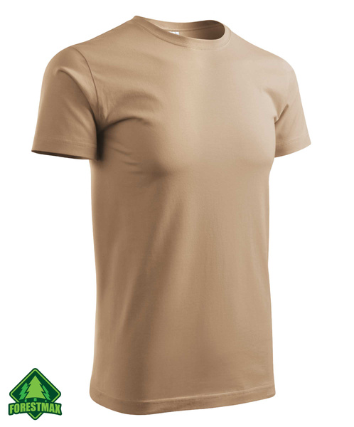 Bawełniana koszulka męska - piaskowa 2XL