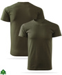 Zestaw bawełnianych koszulek gładkich MILITARY - 3 PAK