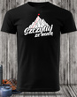 Czarna koszulka T-shirt nadruk SZCZYTUJ ZE MNĄ