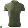 Zestaw 3 sztuk outdoorowych koszulek męskich typu polo - kolor khaki
