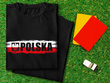 Biała koszulka T-shirt nadruk FLAGA POLSKI