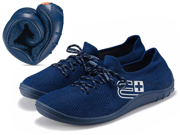 BButy męskie Brubeck Merino Barefoot SH5009M - granatowe