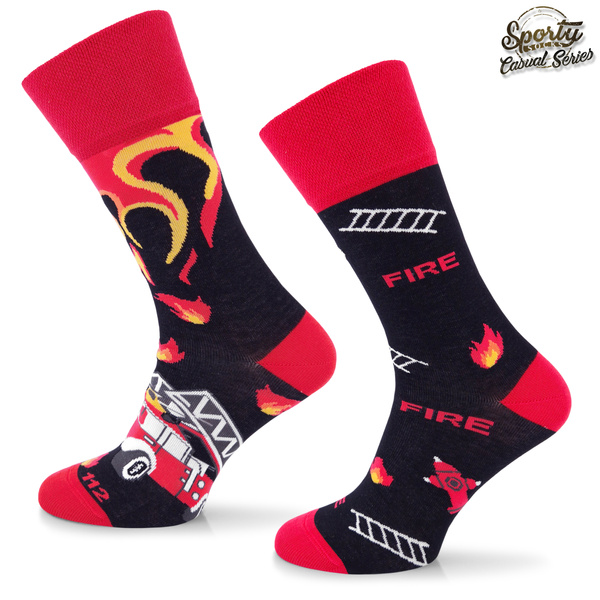 Kolorowe skarpetki – Straż pożarna, OSP