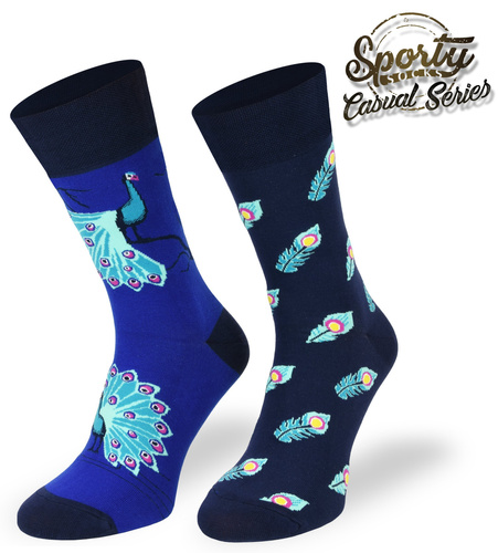 Kolorowe skarpetki – Dumny jak paw