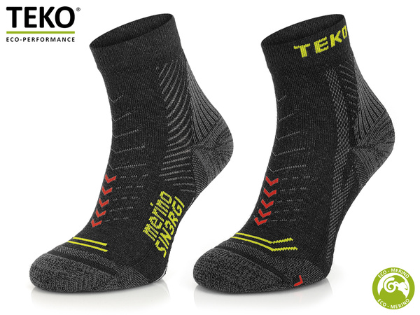 Skarpety do sportowe TEKO ecoRUN 2.0 ENDURO - czarne