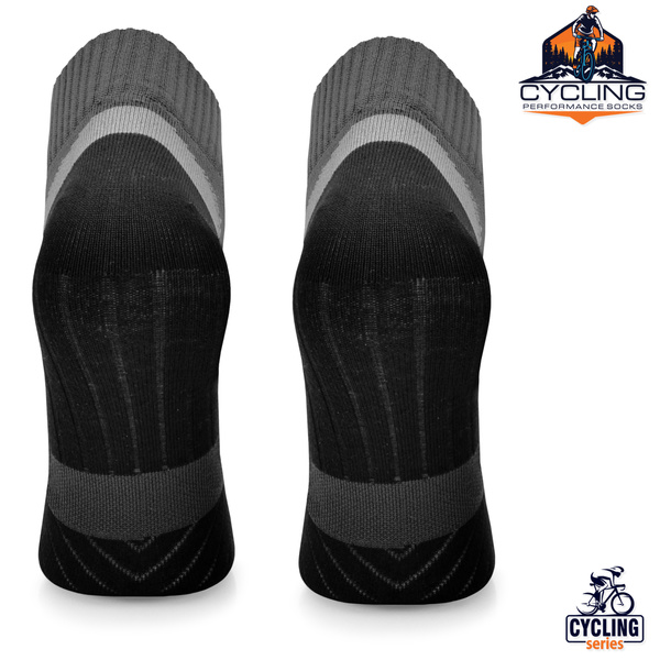 Zestaw technicznych skarpetek rowerowych STB - czarne / 3 PAK
