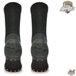 Zestaw skarpet trekkingowych STAL - 50% merino i alpaki - czarne / 2PAK