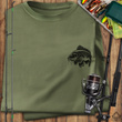 Wędkarska koszulka bawełniana T-shirt z nadrukiem KARPIA
