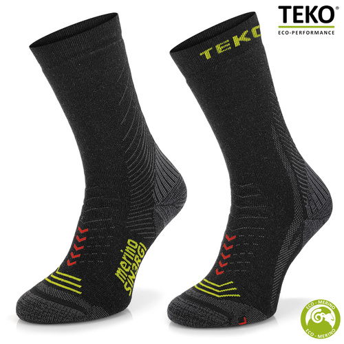 Skarpety trekkingowe TEKO ekoHIKE EXODUS - 3.0 MEDIUM - czarne