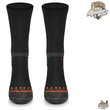 Zestaw skarpet trekkingowych STAL - 50% merino i alpaki - czarne / 2PAK