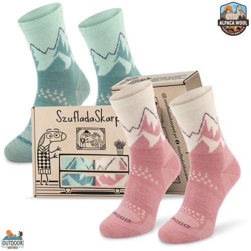 Zestaw skarpet trekkingowych w pudełku - TRE29