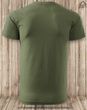 Wędkarska koszulka bawełniana T-shirt z dużym nadrukiem SZCZUPAK