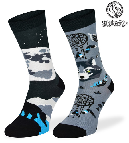 Kolorowe skarpetki – Wilk, Łapacz snów