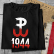 Koszulka patriotyczna T-shirt czarny - POLSKA WALCZĄCA 1944