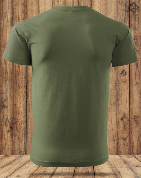 Wędkarska koszulka bawełniana T-shirt z nadrukiem KARPIA