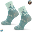 Skarpety trekkingowe TRE29 All Trail Hiker Thin Merino i Alpaka - jasno zielony