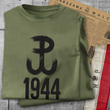 Koszulka patriotyczna T-shirt khaki - POLSKA WALCZĄCA 1944