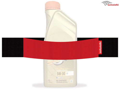 Autorzep – uchwyt na rzep do bagażnika, 30 cm, czerwony